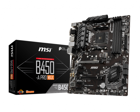 MSI B450-A PRO MAX 3466Mhz HDMI USB3.1 AM4