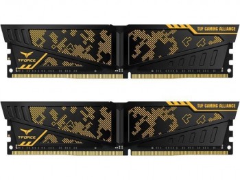 Team T-Force Vulcan TUF Gaming Alliance 16GB (2x8GB) 3600MHz CL19 DDR4 Gaming Ram (TLTYD416G3600HC19ADC01)