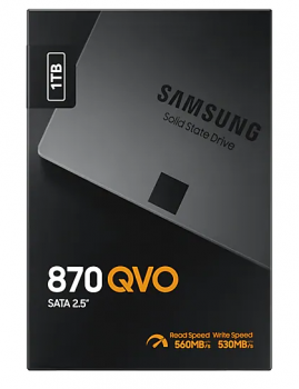 1TB SAMSUNG 870 560/530MB/s QVO MZ-77Q1T0BW SSD (Resmi Distribütör Garantili)