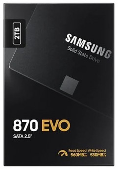 2TB SAMSUNG 870 EVO 560/530MB/s MZ-77E2T0BW SSD (Resmi Distribütör Garantili)