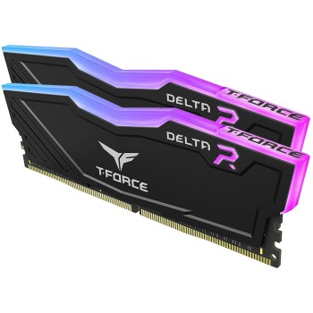 Team T-Force Delta RGB Black 32GB (2x16GB) 3200MHz CL16 DDR4 Gaming Ram (TF3D432G3200HC16FDC01)