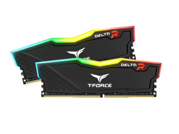 Team T-Force Delta RGB Black 16GB (2x8GB) 3600MHz CL18 DDR4 Gaming Ram (TF3D416G3600HC18JDC01)