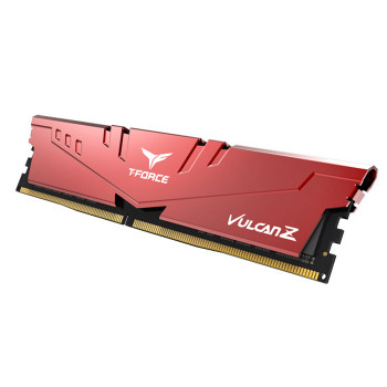 Team T-Force Vulcan Z Red 8GB (1x8GB) 3200MHz CL16 DDR4 Gaming Ram (TLZRD48G3200HC16F01)