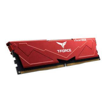 Team T-Force Vulcan Red 16GB 1x16GB 6000Mhz DDR5 CL38 Gaming Ram (FLRD516G6000HC38A01)