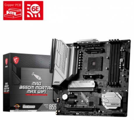 MSI MAG B550M MORTAR MAX WIFI DDR4 4400MHZ HDMI MATX AM4