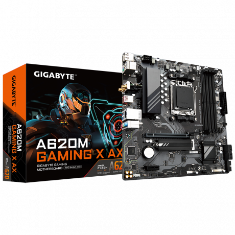 GIGABYTE A620M GAMING X AX DDR5 8000 HDMI mATX AM5