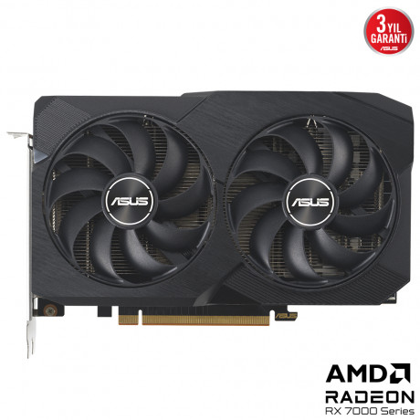 ASUS DUAL-RX7600-O8G-V2 8GB GDDR6 HDMI DP 128BIT