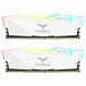 Team T-Force Delta RGB White 32GB (2x16GB) 3600MHz CL18 DDR4 Gaming Ram (TF4D432G3600HC18JDC01)