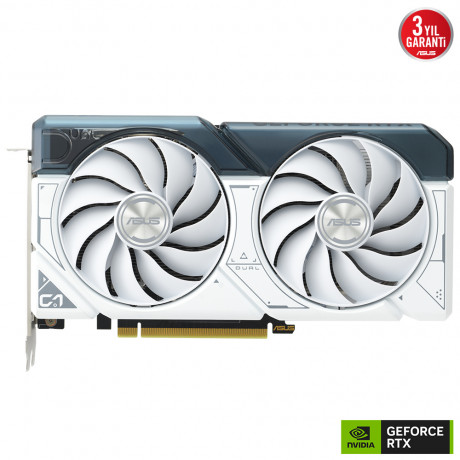 ASUS DUAL-RTX4060TI-O8G-WHITE 8GB GDDR6 HDMI DP 128Bit