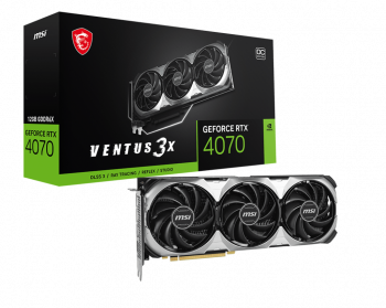 MSI GEFORCE RTX 4070 VENTUS 3X E 12G OC 12GB GDDR6X HDMI DP 192BİT