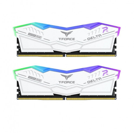 Team T-Force DELTA RGB White 32GB(2x16GB) 5600Mhz DDR5 CL32 Gaming Ram (FF4D532G5600HC32DC01)