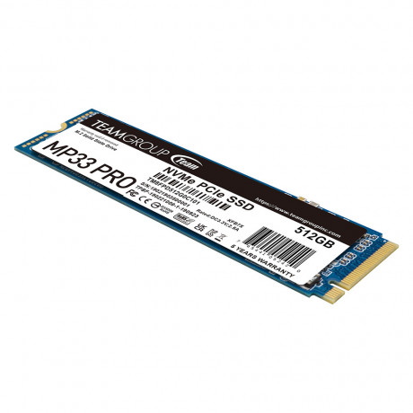 Team MP33 Pro 512GB 3500/3000MB/s NVMe PCIe Gen3x4 M.2 SSD Disk (TM8FPD512G0C101)