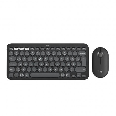 LOGITECH PEBBLE TÜRKÇE Q KLAVYE VE MOUSE 920-012245